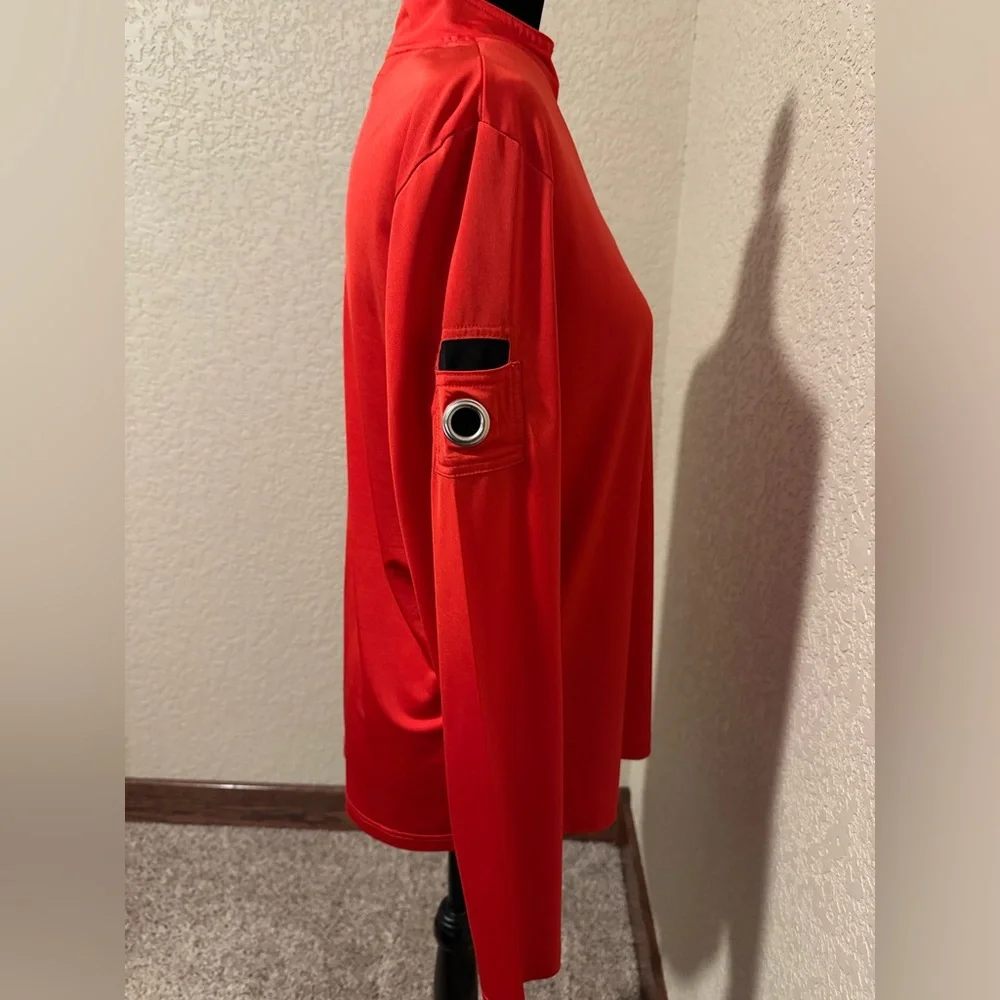 Bright Red Long Sleeve Top - Picture 3 of 3